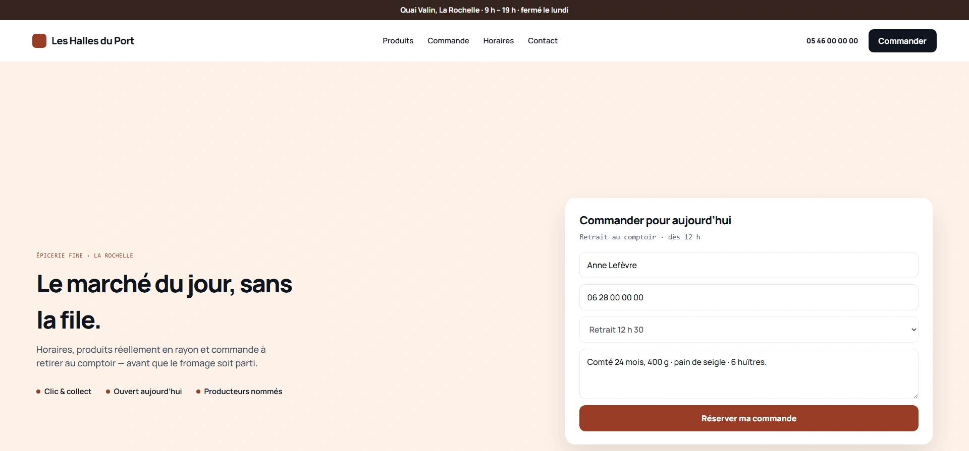 Exemple de site caviste sur mobile et ordinateur